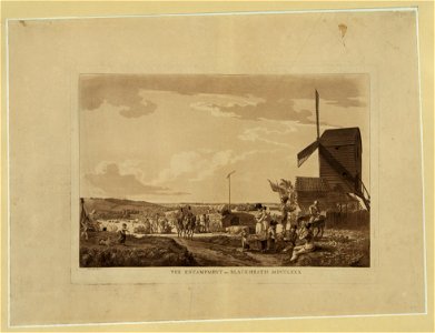 The encampment on the Black-Heath MDCCLXXX - P. Sandby fecit. LCCN2006677452