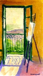 The Easel Albert Marquet (1944)