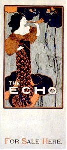 The Echo - For sale here - John Sloan LCCN2002721213. Free illustration for personal and commercial use.