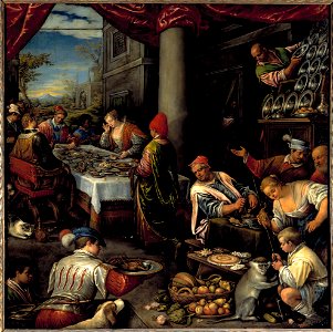 The Feast of Anthony and Cleopatra (Leandro Bassano) - Nationalmuseum - 17082