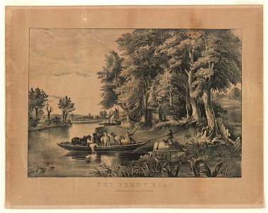 The ferry boat - F. Palmer, del. ; N. Currier Lith. N.Y. LCCN99402115