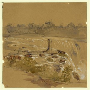 The falls of Niagara from Goat Island LCCN2004662197