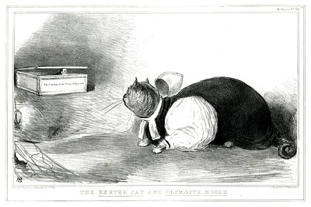 The Exeter cat and Plymouth mouse (BM 1857,1222.43)
