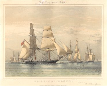 The Experimental Brig squadron of 1844- 'Flying Fish', 12 guns RMG PY0925