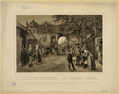 The emigrants farewell Abschied der auswanderer - - The Major & Knapp Engraving Co. 56 & 58 Park Place, N.Y. LCCN2013646644