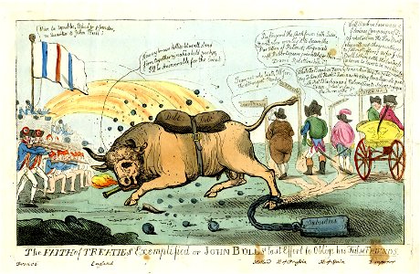 The faith of treaties exemplified or John Bull's last effort to oblige his false friends. (BM 1917,1208.4101)