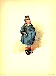 The Fat Boy 1889 Dickens The Pickwick Papers character by Kyd (Joseph Clayton Clarke)