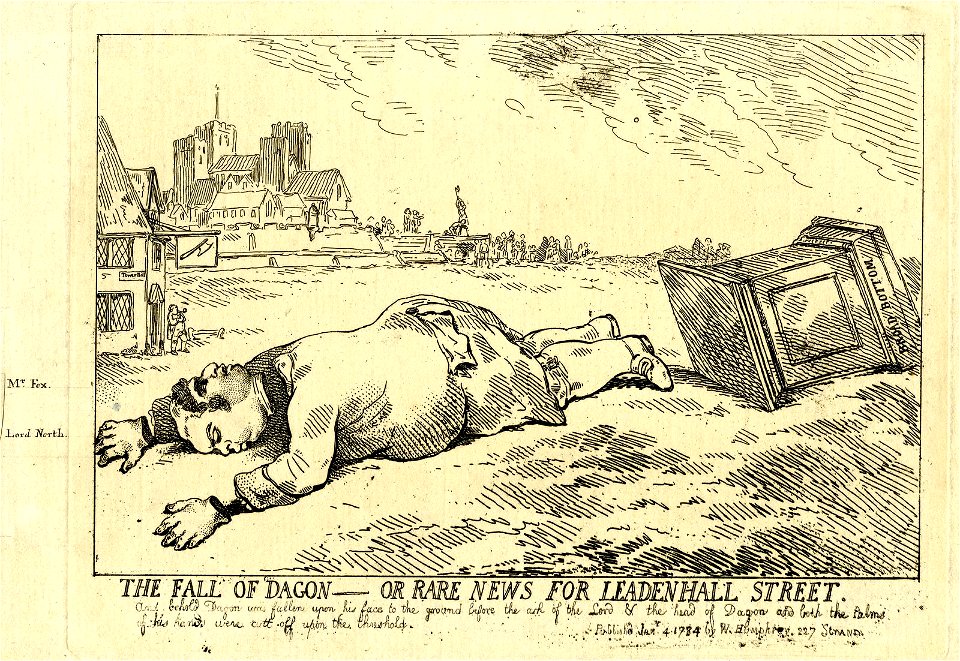 The fall of Dagon - or rare news for Leadenhall Street. (BM J,2.104)