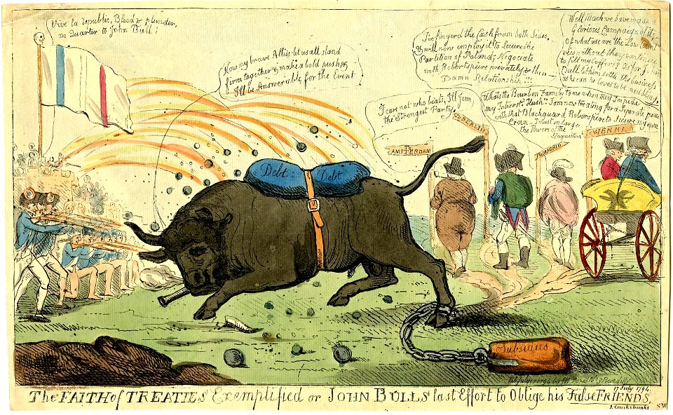 The faith of treaties exemplified or John Bull's last effort to oblige his false friends. (BM 1868,0808.6358)