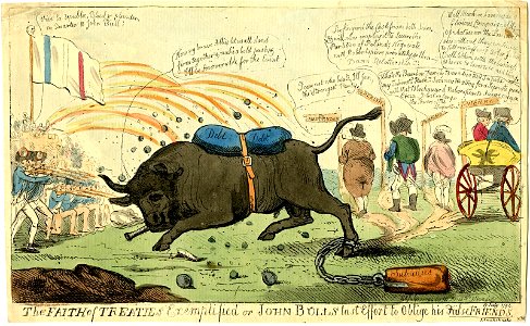 The faith of treaties exemplified or John Bull's last effort to oblige his false friends. (BM 1868,0808.6358)