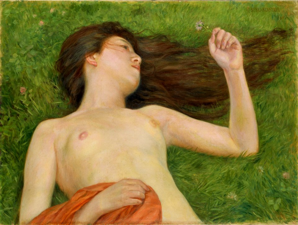 The Fields by Kuroda Seiki (Pola Museum of Art)