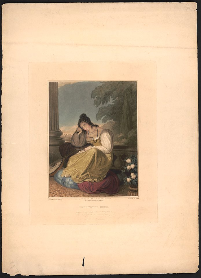 The evening hour - designed & engraved by John Sartain. LCCN2016645707