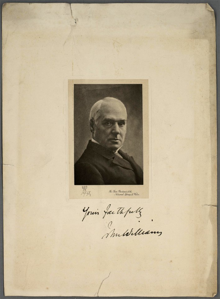 The first President of the National Library of Wales (5294046)