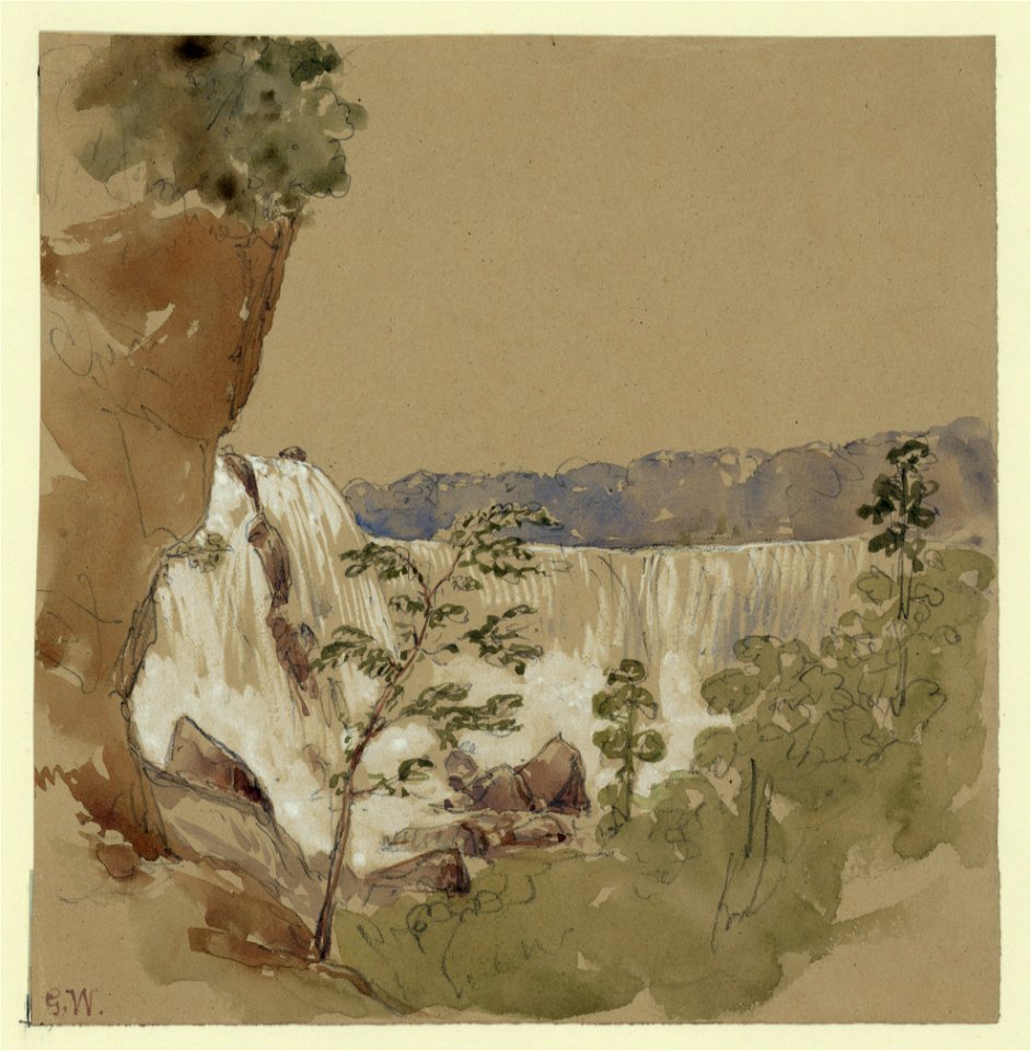 The falls of Niagara from near Biddles Stairs LCCN2004662200