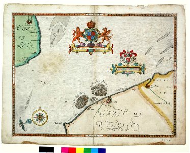 The fireship attack on the Spanish Armada, 7 August 1588 RMG F8047