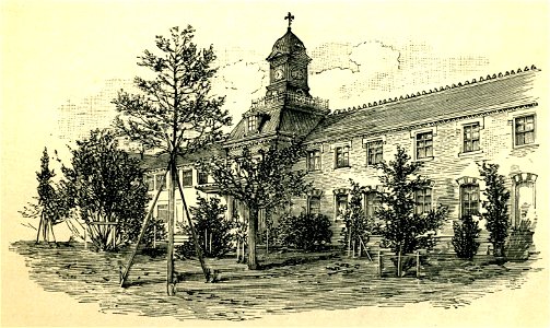 The first gymnasium in Tokyo. Before 1902