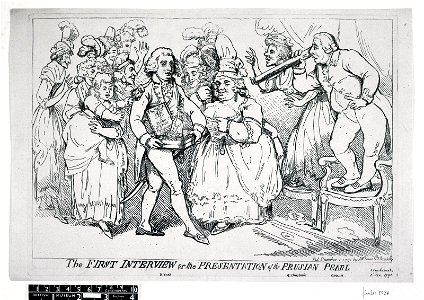 The first interview or the presentation of the Prusian pearl (BM 1868,0808.6132 1)