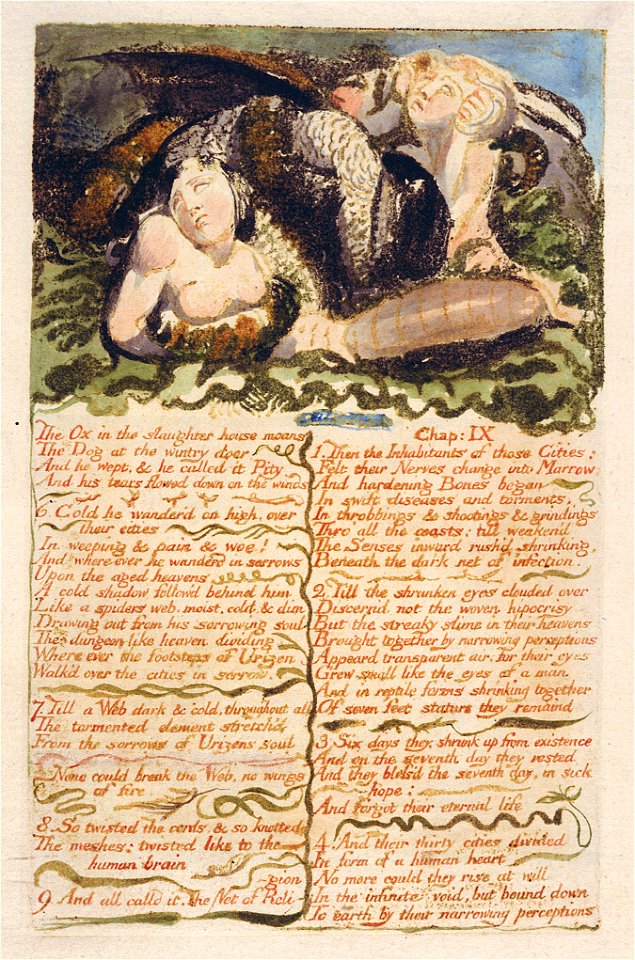 The First Book of Urizen copy A object 26 Bentley 25