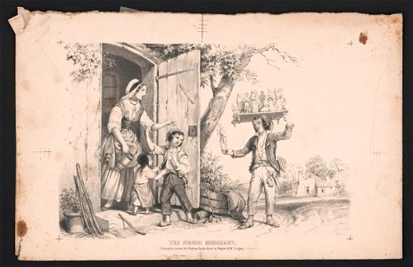 The figure merchant - printed in colors for Godeys Ladys Book by Wagner & McGuigan. LCCN2014648369