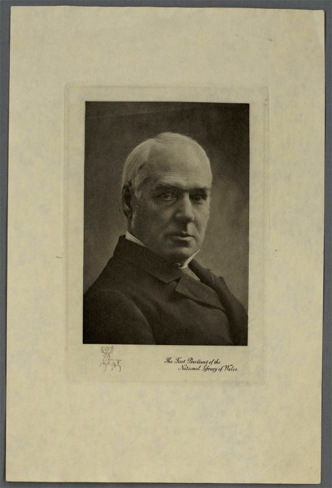 The first President of the National Library of Wales (5294062)