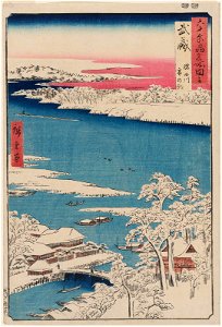 The Famous Scenes of the Sixty States 16 Musashi