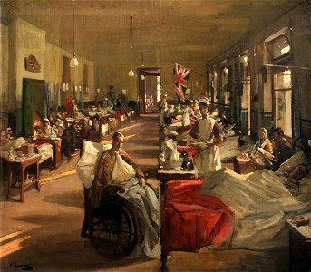The First Wounded at The London Hospital, 1914 (38519106436)