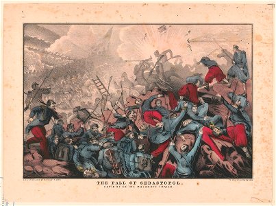 The fall of Sebastopol Capture of the Malakoff tower - - E.B. & E.C. Kellogg, N. York ; Hartford, Conn. LCCN2002706765