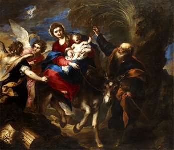 'The Flight into Egypt' by Valerio Castello