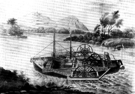 The first Hungarian Steamship