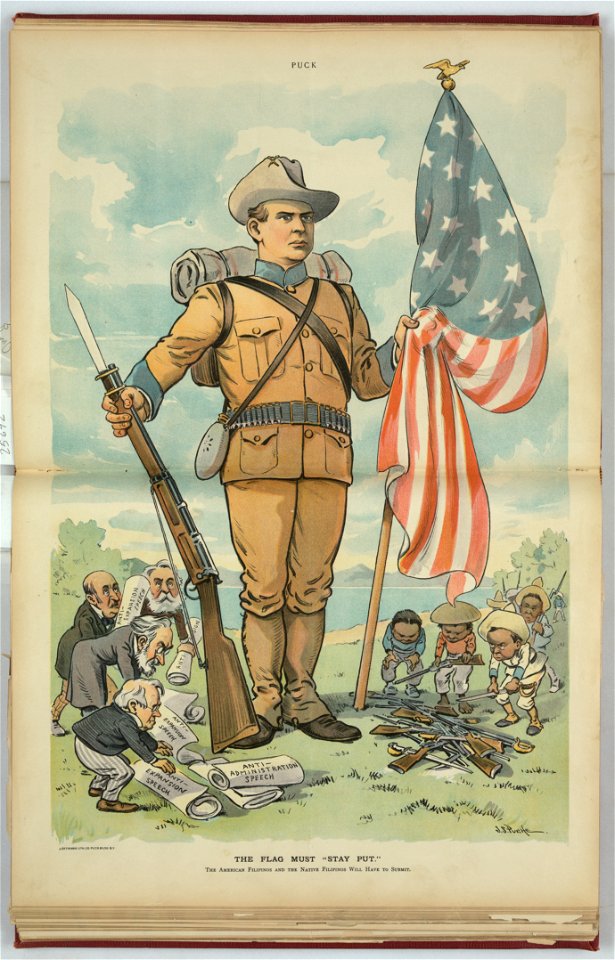 The flag must stay put - J.S. Pughe. LCCN2010652024