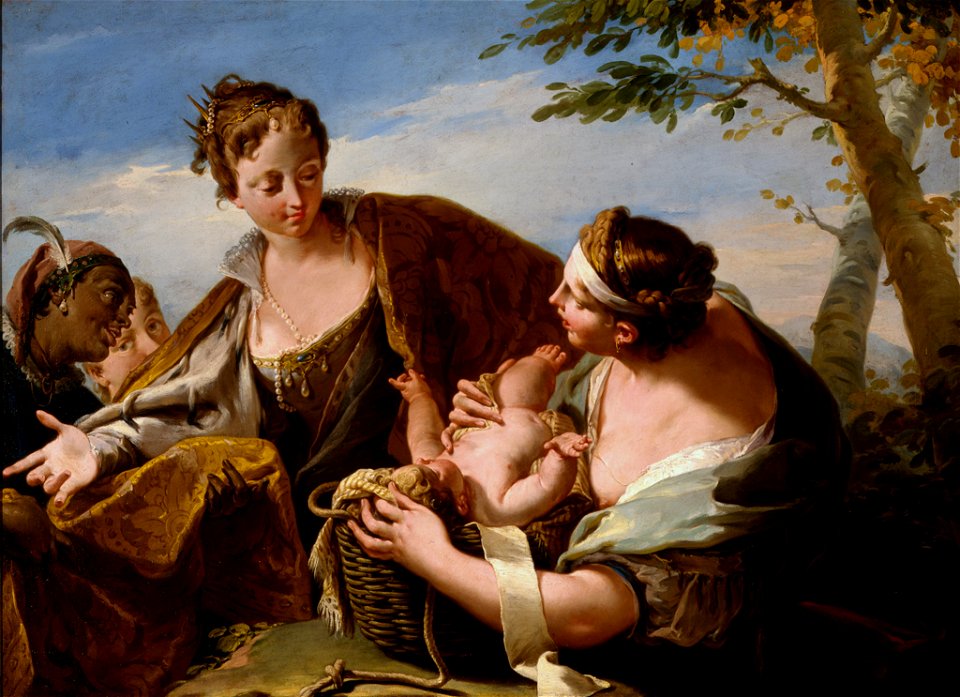 The finding of Moses (Pittoni)