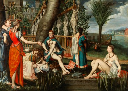 The Finding of Moses (Italo-Flemish School, circa 1560)