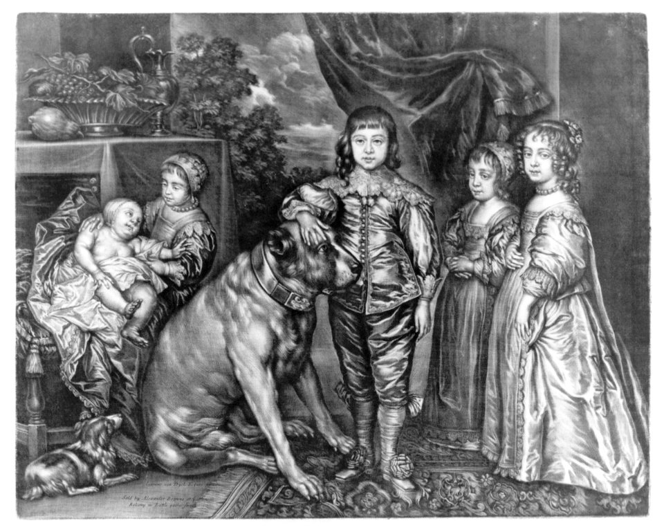 The Five Eldest Children of King Charles I by Alexander Browne