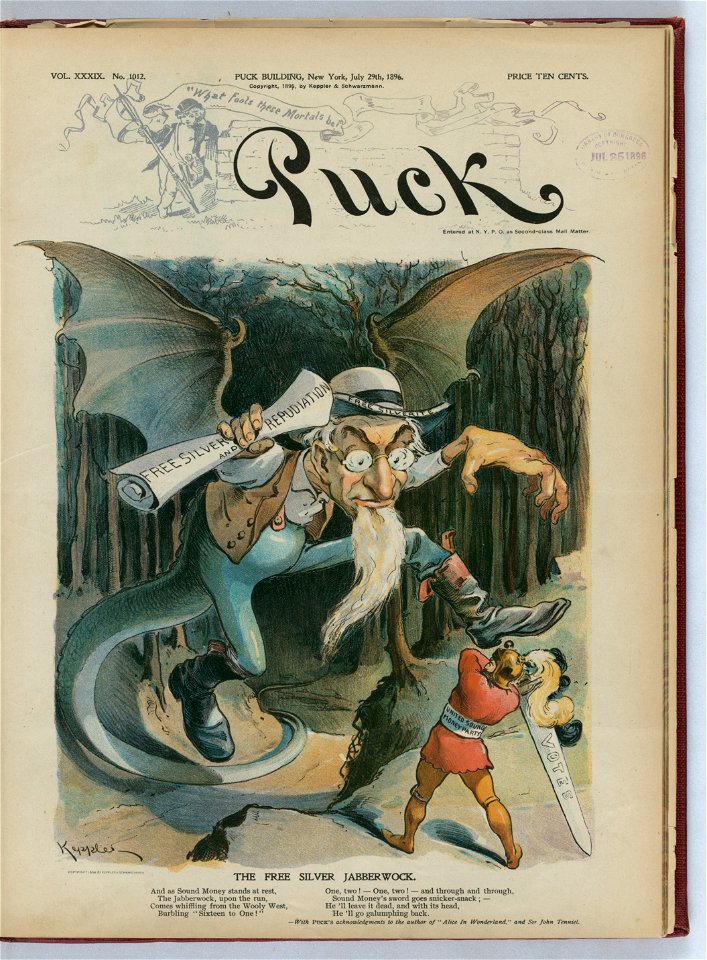 The free silver jabberwock - Keppler. LCCN2012648547