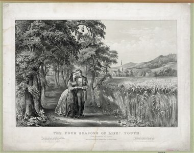 The Four seasons of life- youth The season of love - - J.M. Ives, del. ; drawn by F.F. Palmer and J. Cameron. LCCN92500895