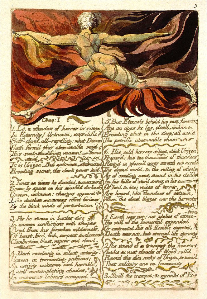 The First Book of Urizen copy B object 3 Bentley 3