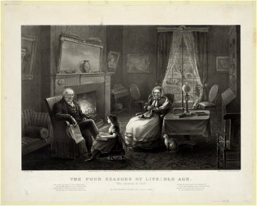 The Four seasons of life- old age The season of rest - - J.M. Ives, del. ; drawn by Parsons & Atwater. LCCN92500890