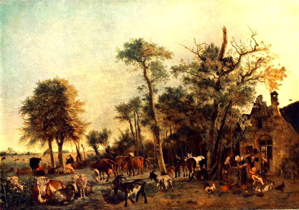 The Farmyard 1649 Paulus Potter
