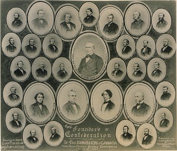 The Founders of Confederation of the Dominion of Canada (HS85-10-32966)