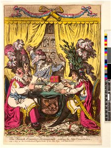 The French Consular-Triumverate, settl'ing the New Constitution. (BM 1851,0901.1007)