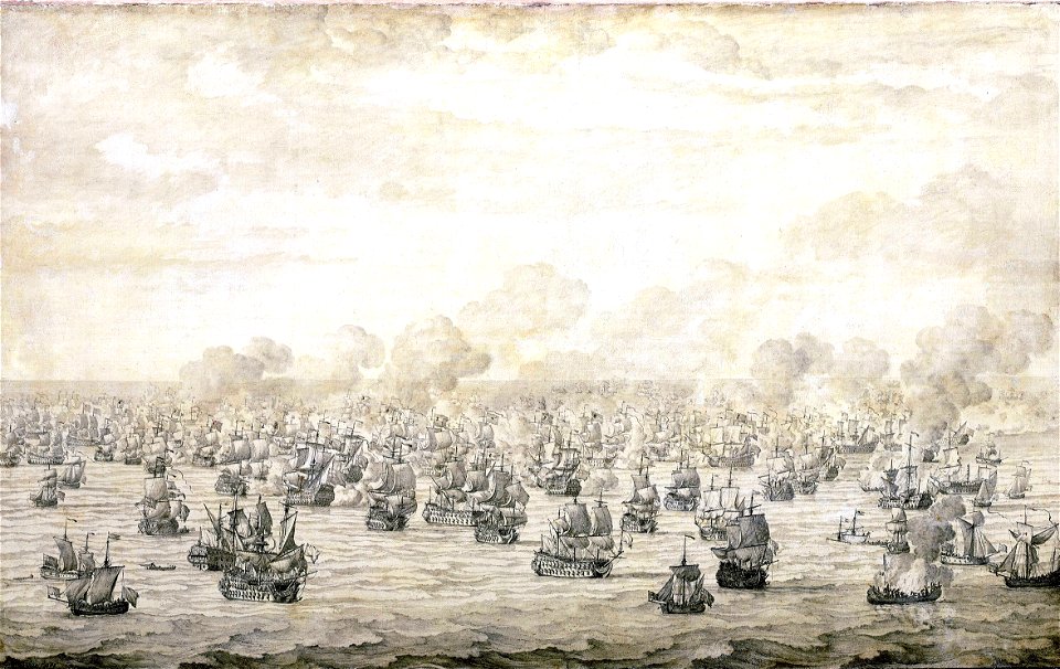 The First Battle of Schooneveld, 28 May 1673 RMG BHC0305