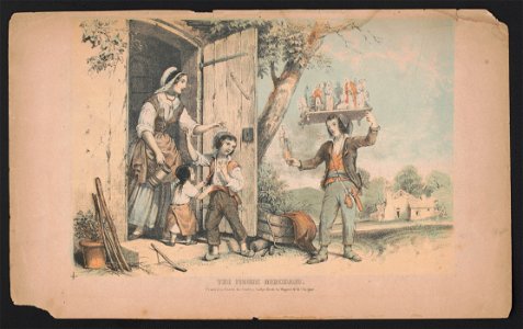 The figure merchant - printed in colors for Godeys Ladys Book by Wagner & McGuigan. LCCN2014648370