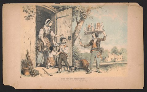 The figure merchant - printed in colors for Godeys Ladys Book by Wagner & McGuigan. LCCN2014648370