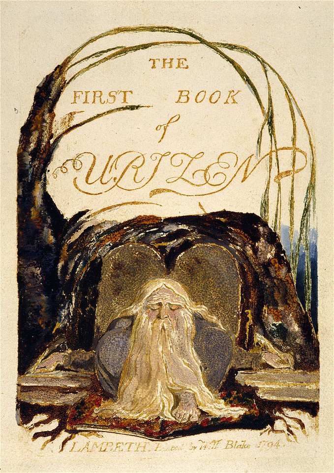 The First Book of Urizen copy A object 1 Bentley 1