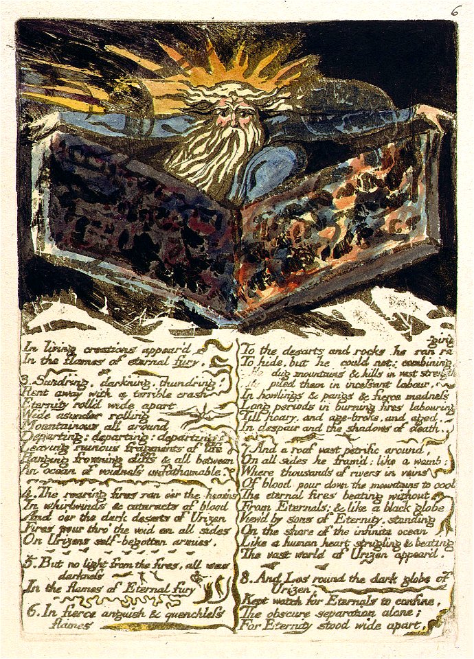 The First Book of Urizen copy B 1795 Morgan Library and Museum Bentley 5