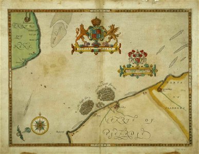 The fireship attack on the Spanish Armada, 7 August 1588 RMG D3299
