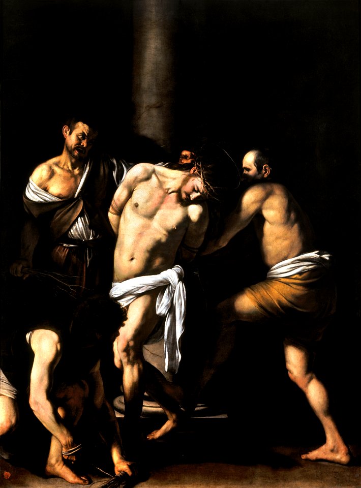 The Flagellation of Christ-Caravaggio (1607)