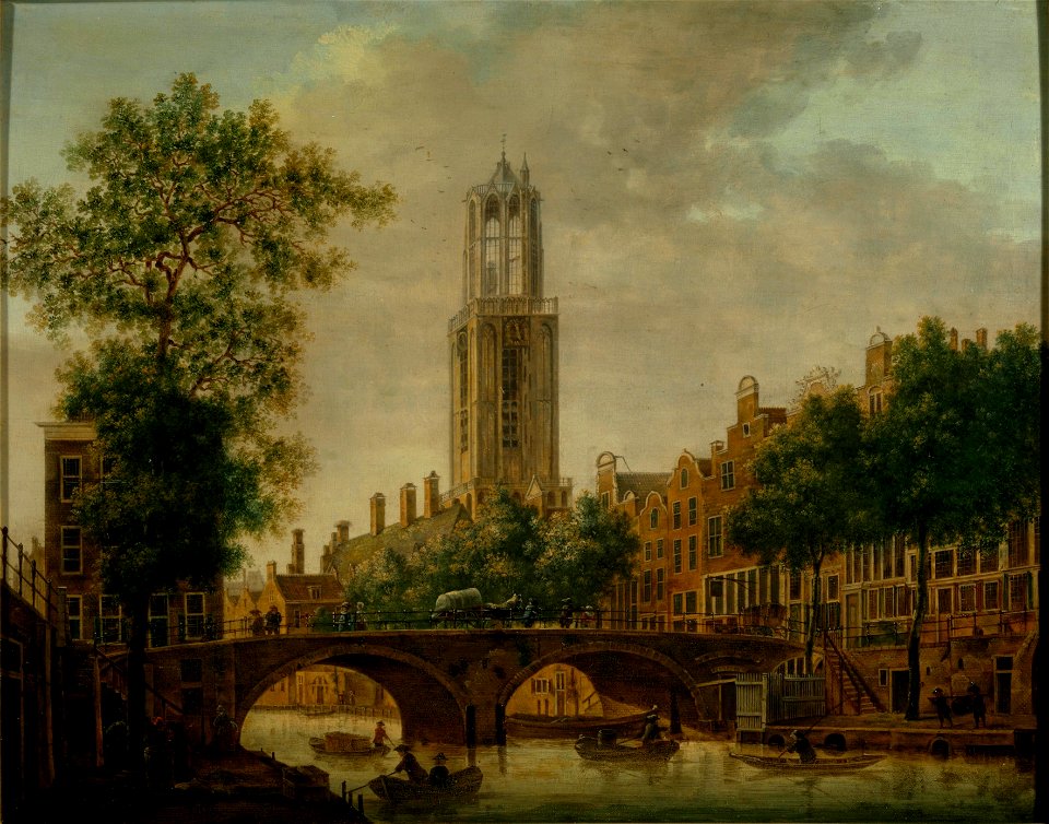 The Gaardebrug in Utrecht by Pieter Jan van Liender Centraal Museum 2390