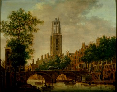 The Gaardebrug in Utrecht by Pieter Jan van Liender Centraal Museum 2390