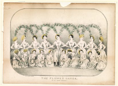 The flower dance, by the Vienna children - Lith. & pub. by J. Baillie. LCCN93505872